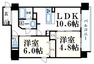 プライムコートの物件間取画像